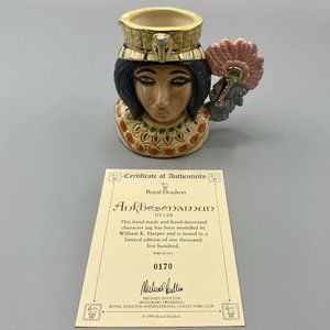 Royal Doulton Ankhesenamun 1998 D7128 Character Jug 170/1500 COA